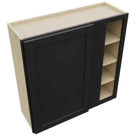 Fabuwood Galaxy Pitch Black WBC3636 Wall Corner Blind Cabinet, Top View
