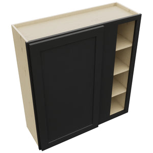 Fabuwood Galaxy Pitch Black WBC3639 Wall Corner Blind Cabinet, Top View