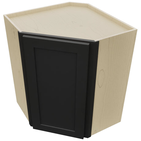 Fabuwood Galaxy Pitch Black WDC2430 Wall Corner Diagonal Cabinet, Top View