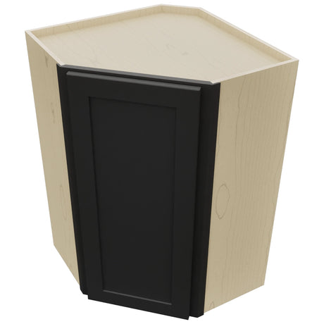 Fabuwood Galaxy Pitch Black WDC2436 Wall Corner Diagonal Cabinet, Top View