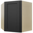 Fabuwood Galaxy Pitch Black WDC2730 Wall Corner Diagonal Cabinet, Front View