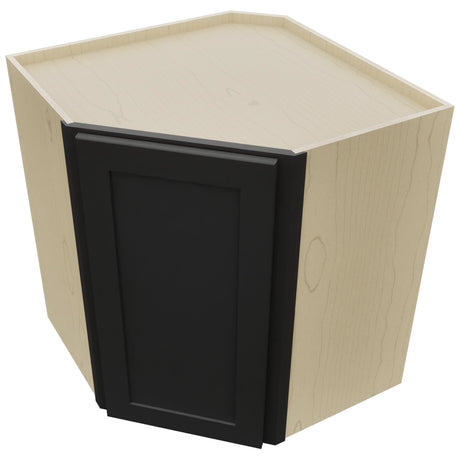 Fabuwood Galaxy Pitch Black WDC2730 Wall Corner Diagonal Cabinet, Top View