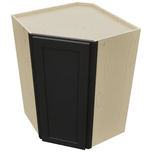 Fabuwood Galaxy Pitch Black WDC2739 Wall Corner Diagonal Cabinet, Top View