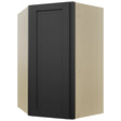 Fabuwood Galaxy Pitch Black WDC2742 Wall Corner Diagonal Cabinet, Front View