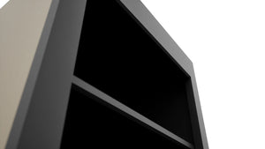 Fabuwood Galaxy Pitch Black WOS1830 Wall Open Shelf, Detail View