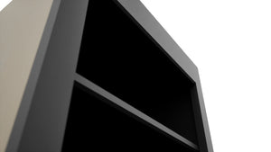 Fabuwood Galaxy Pitch Black WOS1836 Wall Open Shelf, Detail View