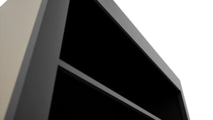 Fabuwood Galaxy Pitch Black WOS3030 Wall Open Shelf, Detail View