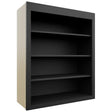 Fabuwood Galaxy Pitch Black WOS3036 Wall Open Shelf, Front View