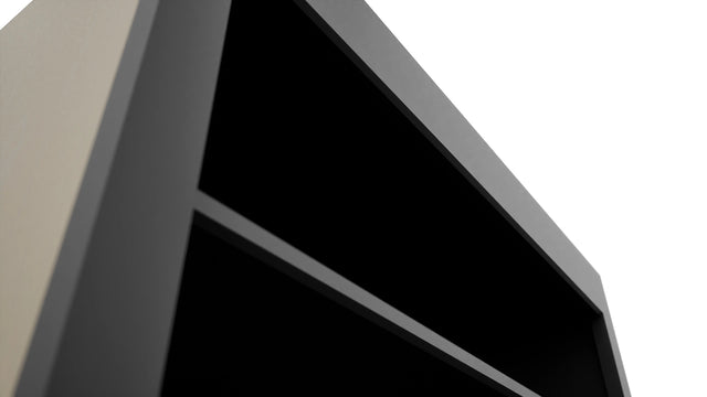 Fabuwood Galaxy Pitch Black WOS3036 Wall Open Shelf, Detail View