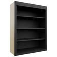 Fabuwood Galaxy Pitch Black WOS3039 Wall Open Shelf, Front View