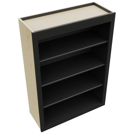 Fabuwood Galaxy Pitch Black WOS3042 Wall Open Shelf, Top View