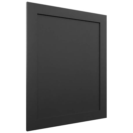 Fabuwood Galaxy Pitch Black WP-BASE Panel, Front View