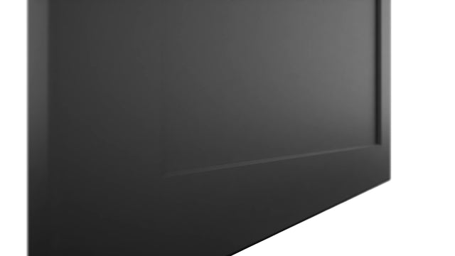 Fabuwood Galaxy Pitch Black WP-BASE Panel, Detail View