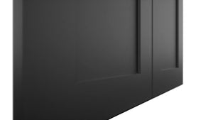 Fabuwood Galaxy Pitch Black WP-T93 Panel, Detail View