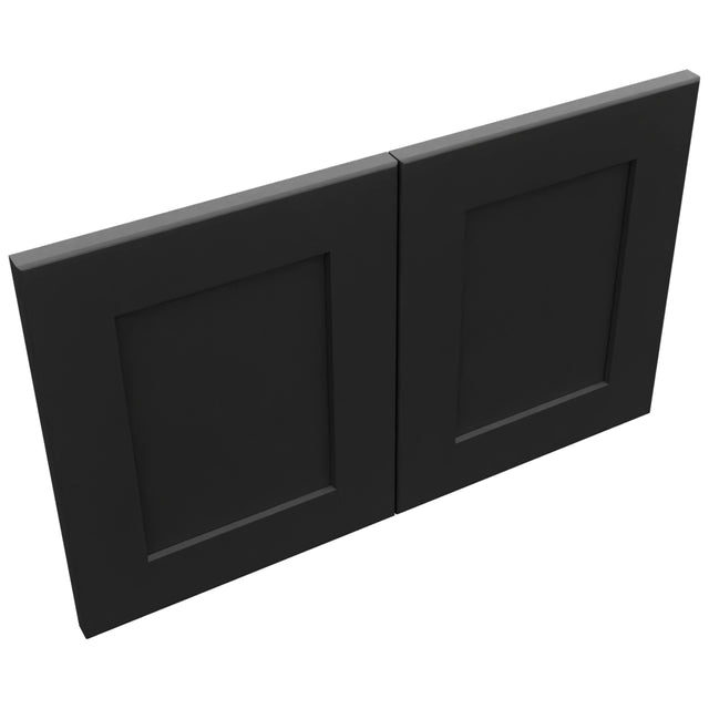 Fabuwood Galaxy Pitch Black WP-W1524D Panel, Top View