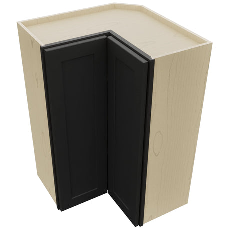 Fabuwood Galaxy Pitch Black WPC2436 Wall Corner Pie Cabinet, Top View