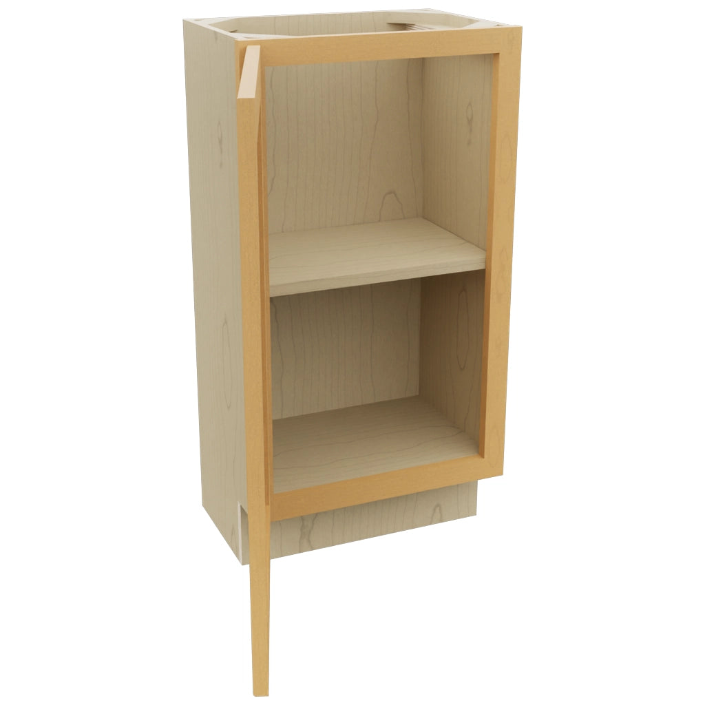 Fabuwood Galaxy Timber B18FD-12D Base Full Door Cabinet, Open View