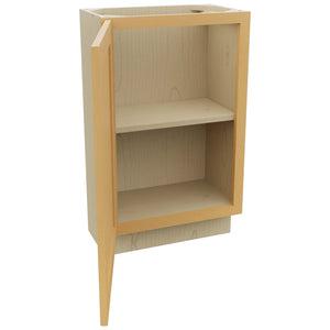 Fabuwood Galaxy Timber B21FD-12D Base Full Door Cabinet, Open View
