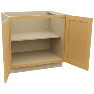 Fabuwood Galaxy Timber B36FD Base Full Door Cabinet, Open View
