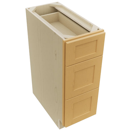 Fabuwood Galaxy Timber DB12 Base 3 Drawers Cabinet, Top View