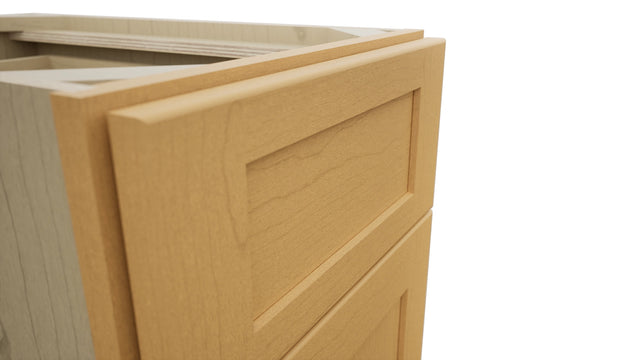Fabuwood Galaxy Timber DB15 Base 3 Drawers Cabinet, Detail View