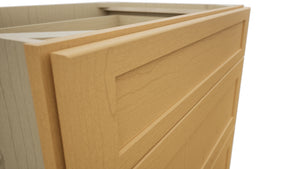 Fabuwood Galaxy Timber DB33 Base 3 Drawers Cabinet, Detail View