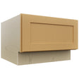 Fabuwood Galaxy Timber DBS24 Base Bench Seat Cabinet, Front View