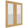 Fabuwood Galaxy Timber DS GDW2430 Wall Glass Door, Front View