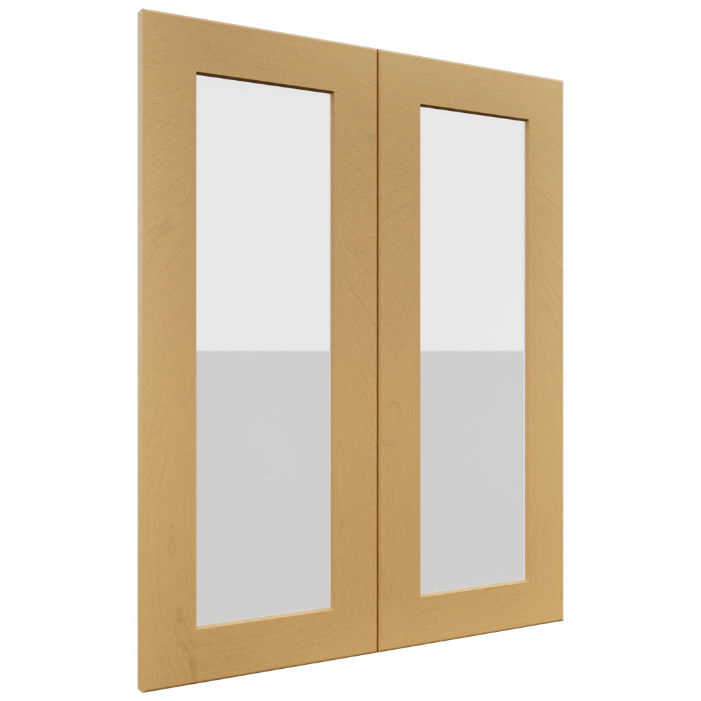 Fabuwood Galaxy Timber DS GDW2430 Wall Glass Door, Front View