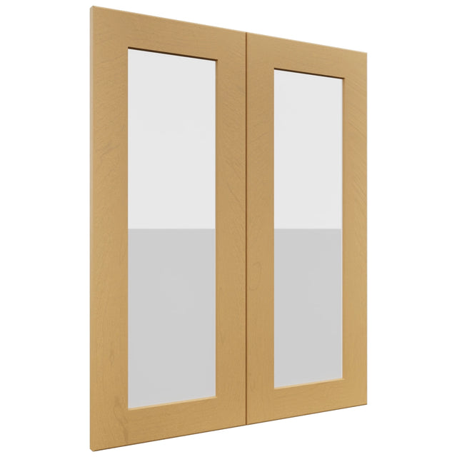 Fabuwood Galaxy Timber DS GDW2430 Wall Glass Door, Front View