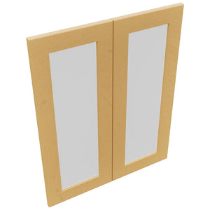 Fabuwood Galaxy Timber DS GDW2430 Wall Glass Door, Top View