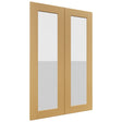 Fabuwood Galaxy Timber DS GDW2436 Wall Glass Door, Front View