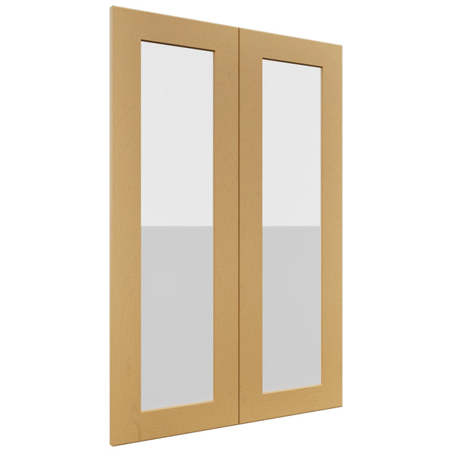 Fabuwood Galaxy Timber DS GDW2436 Wall Glass Door, Front View