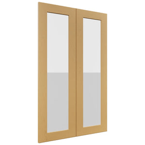 Fabuwood Galaxy Timber DS GDW2439 Wall Glass Door, Front View