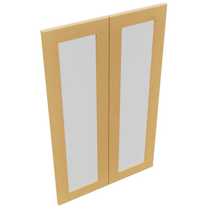 Fabuwood Galaxy Timber DS GDW2439 Wall Glass Door, Top View