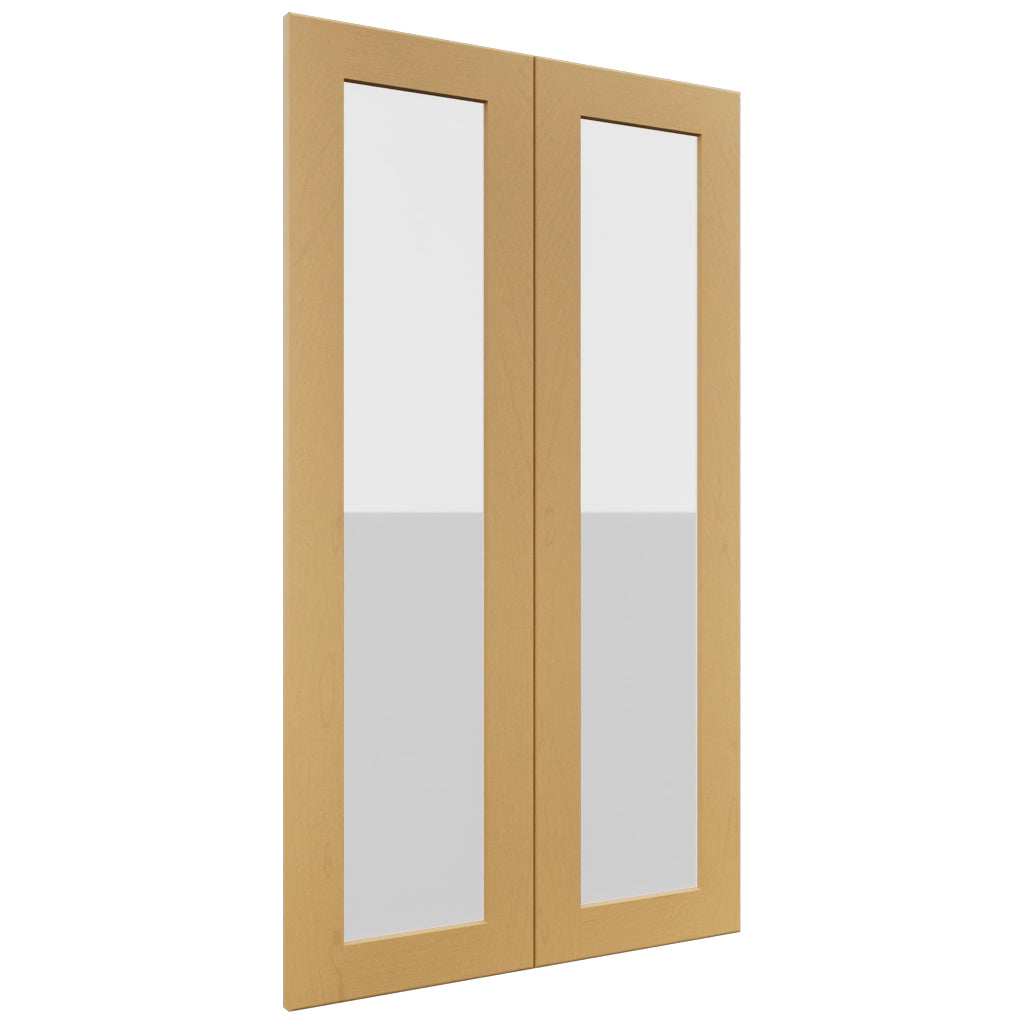 Fabuwood Galaxy Timber DS GDW2442 Wall Glass Door, Front View