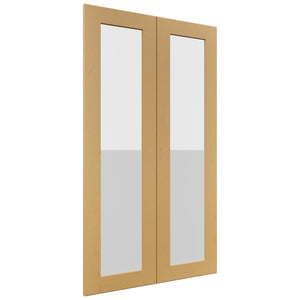 Fabuwood Galaxy Timber DS GDW2442 Wall Glass Door, Front View