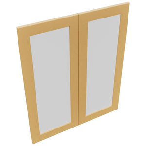 Fabuwood Galaxy Timber DS GDW3036 Wall Glass Door, Top View