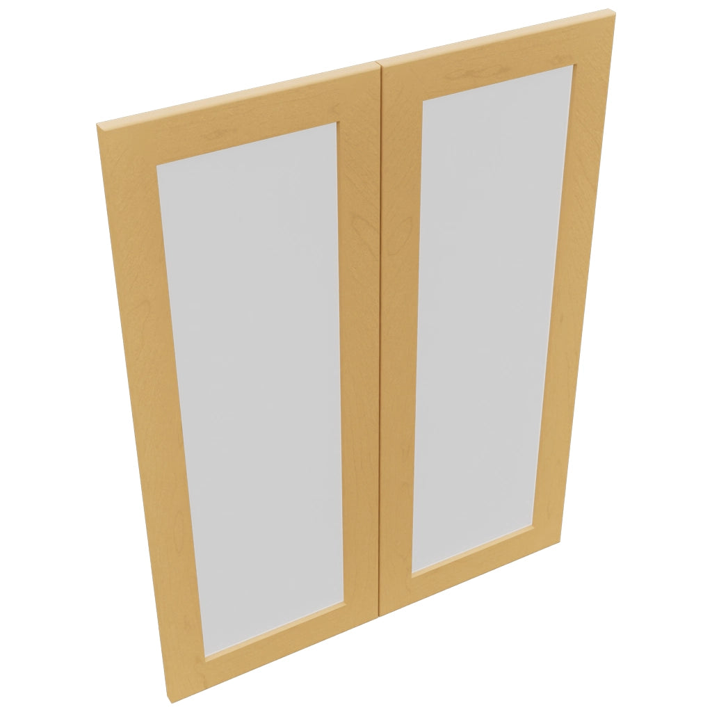 Fabuwood Galaxy Timber DS GDW3039 Wall Glass Door, Top View