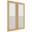 Fabuwood Galaxy Timber DS GDW3042 Wall Glass Door, Front View