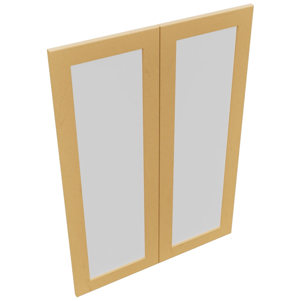 Fabuwood Galaxy Timber DS GDW3042 Wall Glass Door, Top View