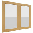 Fabuwood Galaxy Timber DS GDW3630 Wall Glass Door, Front View