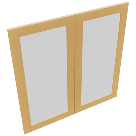 Fabuwood Galaxy Timber DS GDW3636 Wall Glass Door, Top View