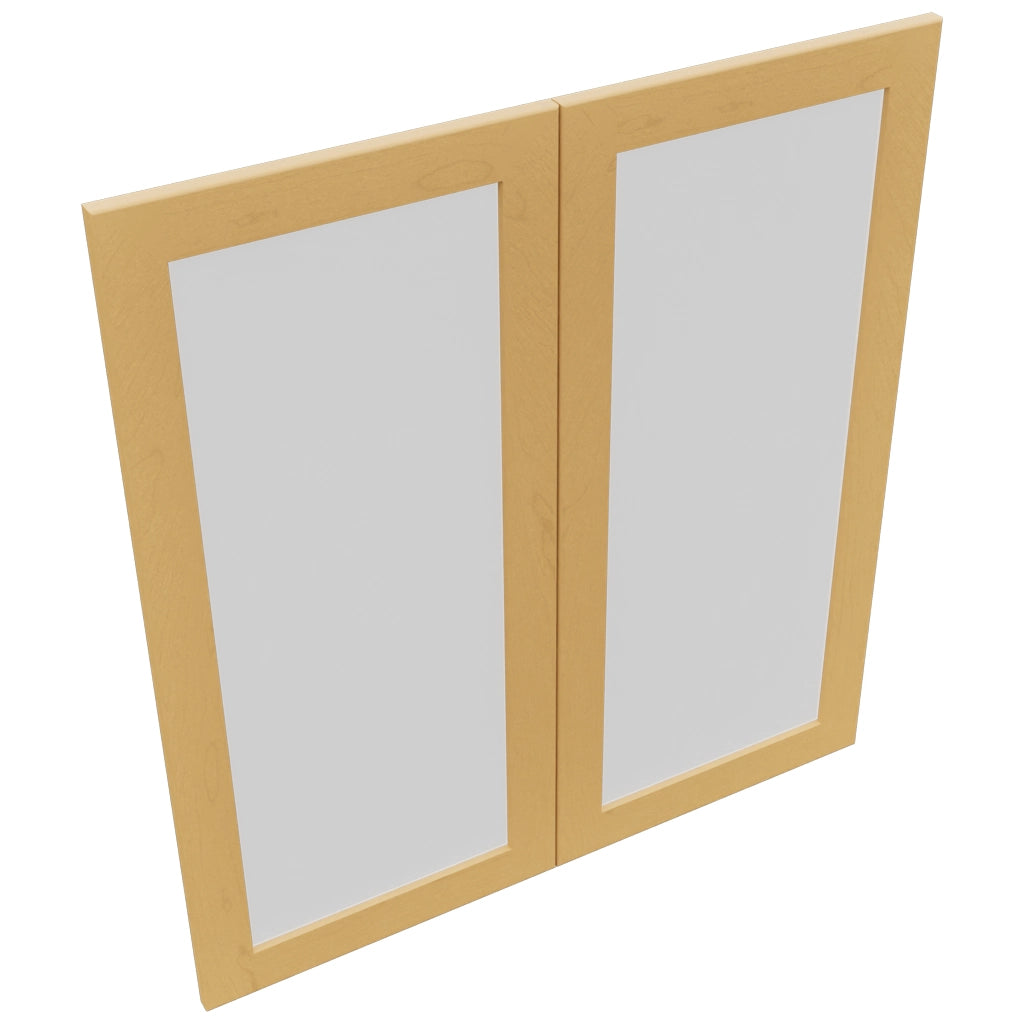 Fabuwood Galaxy Timber DS GDW3639 Wall Glass Door, Top View