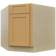 Fabuwood Galaxy Timber DSB36 Base Corner Diagonal Sink Cabinet, Front View