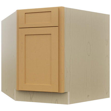 Fabuwood Galaxy Timber DSB36 Base Corner Diagonal Sink Cabinet, Front View