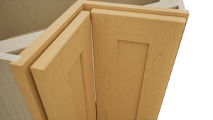 Fabuwood Galaxy Timber ERB33 Base Corner Easy Reach Cabinet, Detail View