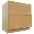 Fabuwood Galaxy Timber FS33 Base Farm Sink Cabinet, Front View