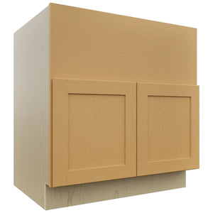 Fabuwood Galaxy Timber FS33 Base Farm Sink Cabinet, Front View
