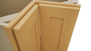 Fabuwood Galaxy Timber LSB33 Base Corner Lazy Susan Cabinet, Detail View